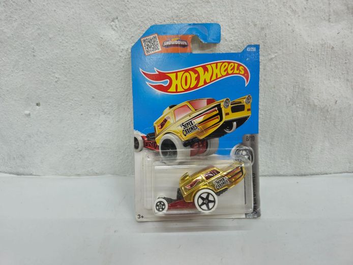Hot Wheels Super Chromes HW Poppa Wheelie Gold Model
