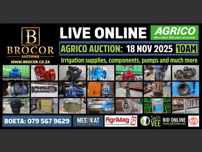 AGRICO LIVE ONLINE AUCTION 