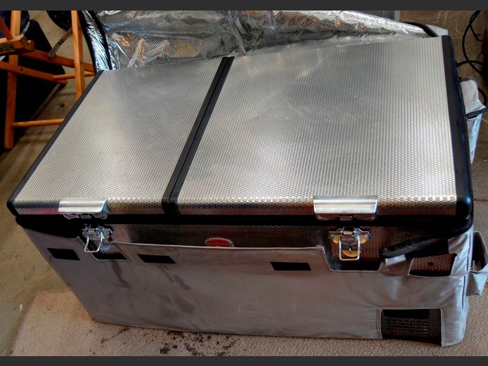 SNOMASTER STAINLESS STEEL CAMPING FRIDGE FREEZER [Working]