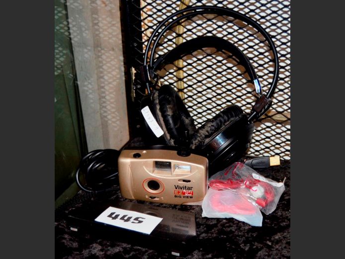 VIVITAR CAMERA, HEADPHONES, etc