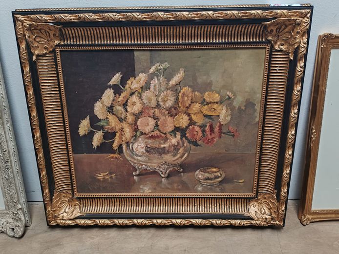 Beautiful Still Life Flower Painting (STC)