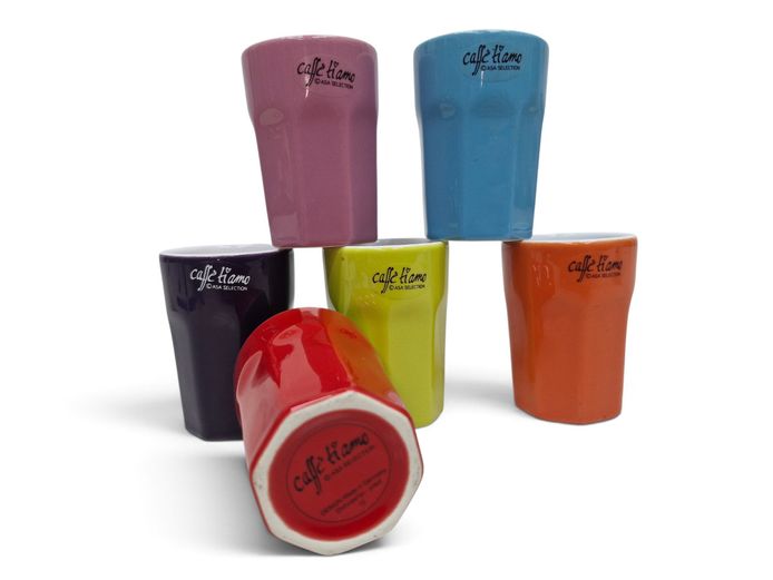 ASA Selection "Caffè Tiamo" Ceramic Tumbler Cups - Set of 6