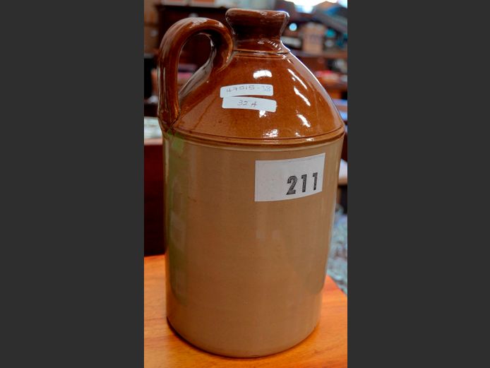 CERAMIC FLAGON, 32cm High