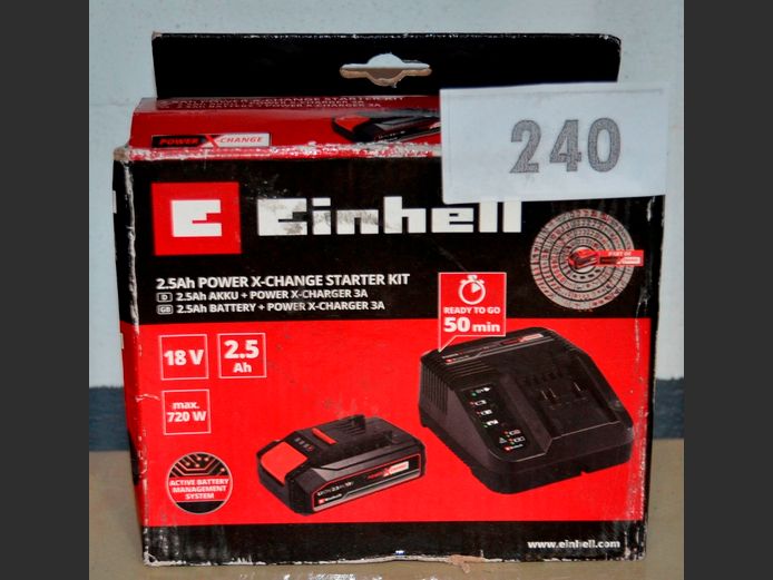 EINHELL PXC 2.5Ah BATTERY & CHARGER KIT