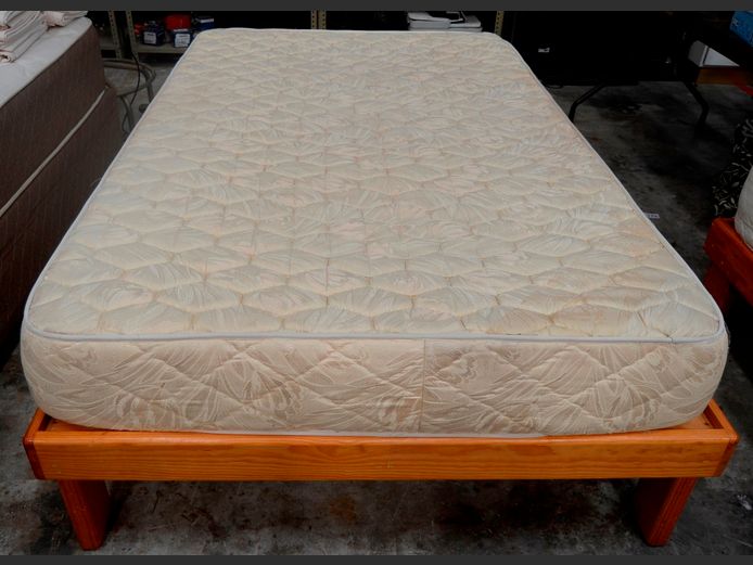 PINE ¾ DIVAN WITH MATTRESS, 120cm Wide