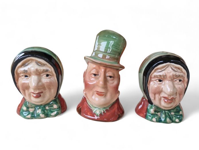 Vintage Beswick Dickens Character Salt & Pepper Shakers