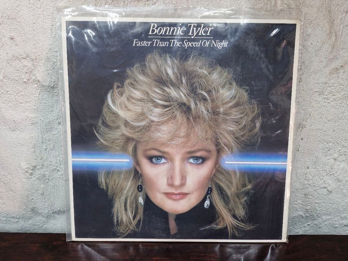1983 Bonnie Tyler "Faster than the Speed of Night" Vinyl Record