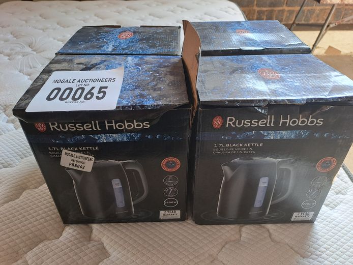 LOT OF 4 RUSSELL HOBBS 1.7L KETTLE 