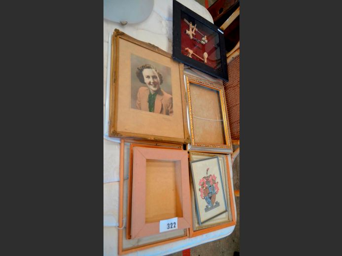BOX FRAMED ARTWORK, PICTURE FRAMES, etc