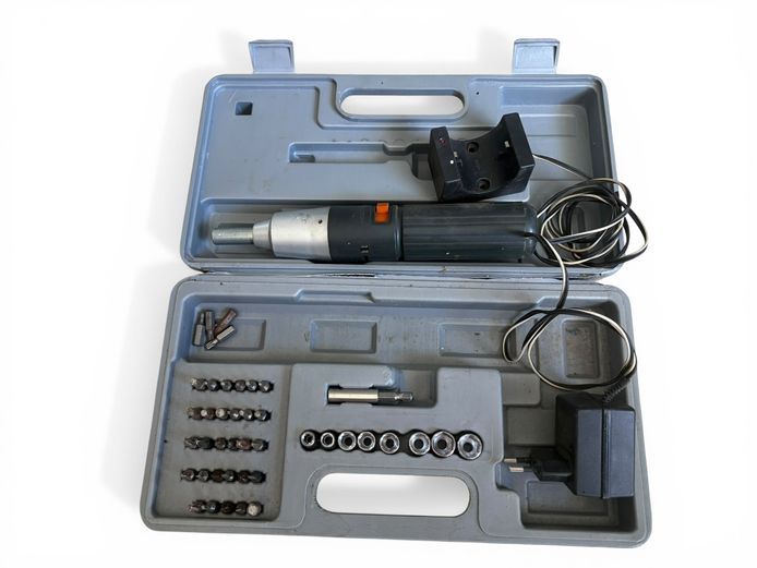 Electric Screwdriver Set with Bits and Case