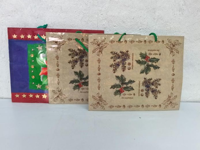 Festive Christmas & Botanical Paper Gift Bags