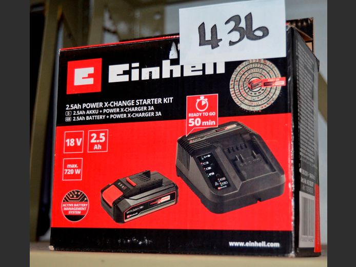 EINHELL PXC 2.5Ah BATTERY & CHARGER KIT