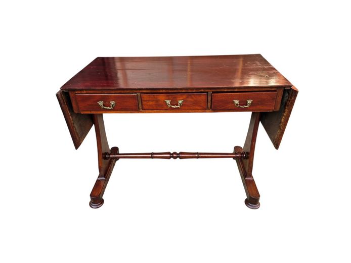 Regency Style Mahogany Drop Leaf Sofa Table