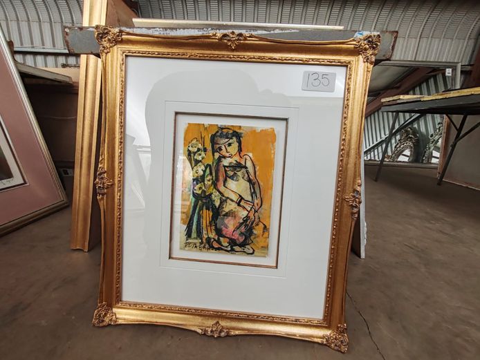 Painting by FC Claerhout (STC)