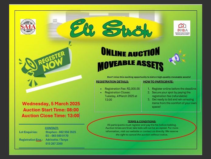 MOVEABLE ASSETS | SAIA Institute of Auctioneers