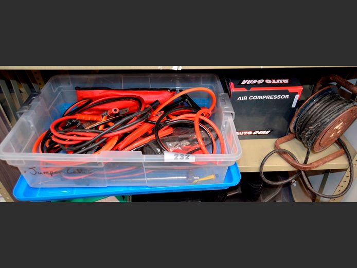 VARIOUS JUMPER LEADS, EXTENSION LEADS, etc [Untested]