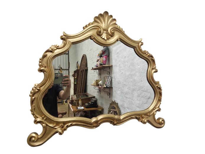 Rococo Revival Style Gilt Wall Mirror