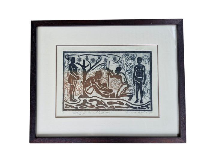 2011 Emmanuel Mukwiro (Zimbabwe) Etching Art
