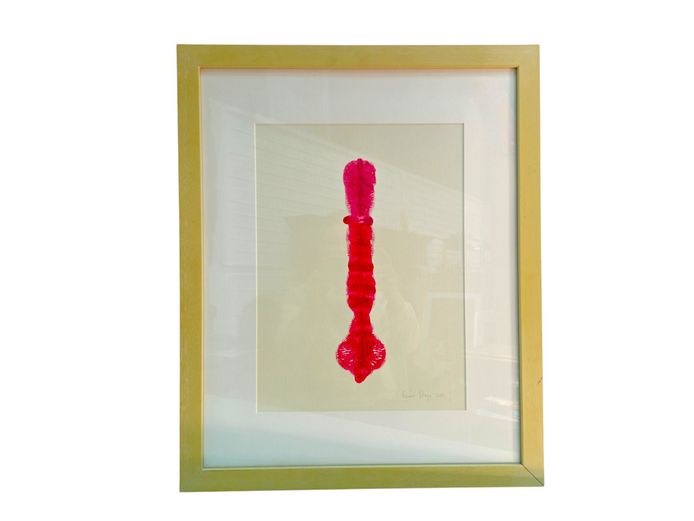 Abstract Organic Composition in Magenta – Renier Steyn (2009)