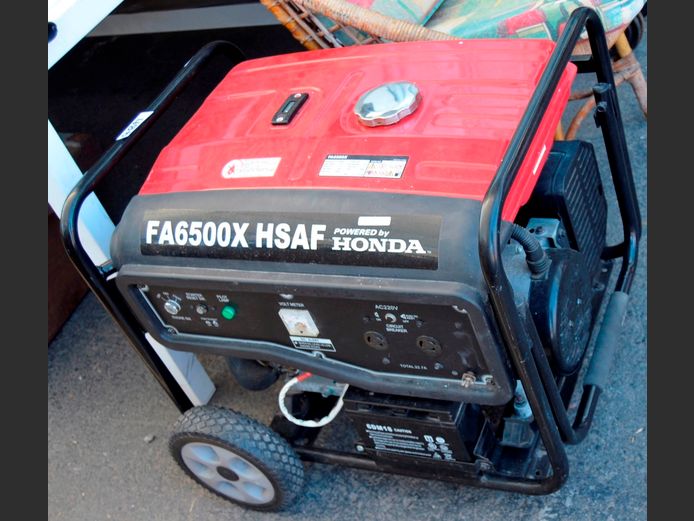 HONDA FA6500X HSAF 5KVA PETROL GENERATOR [Switches on]