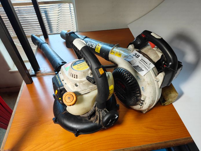 2 X PETROL BLOWERS