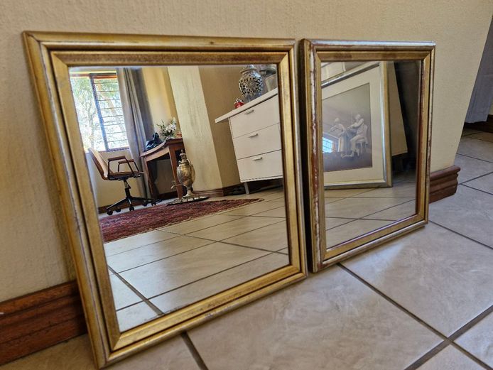 Pair of Vintage Framed Mirrors