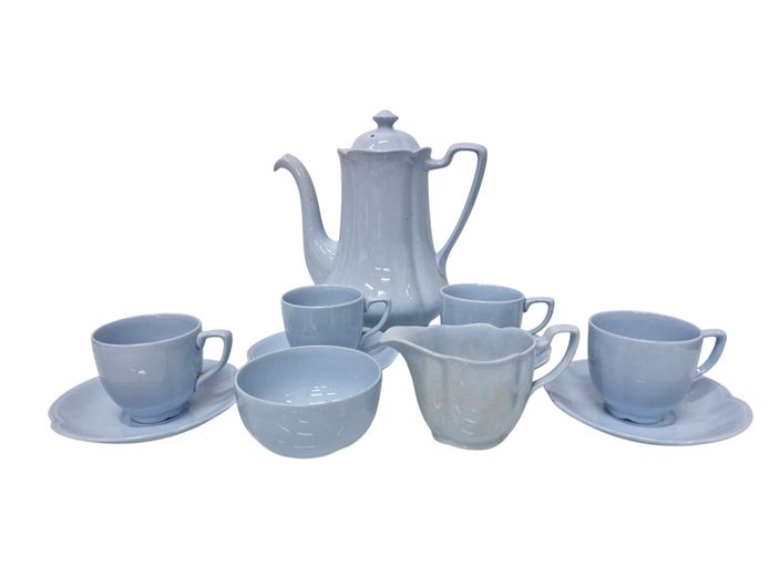 Vintage Johnson Bros Light Baby Blue Tea/Coffee Set