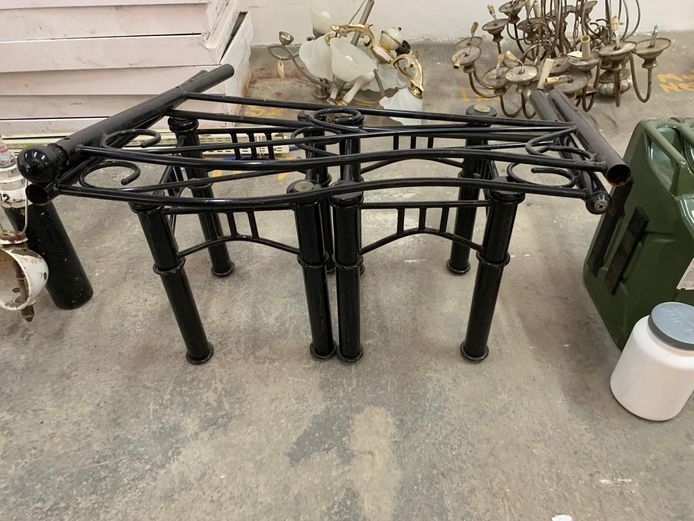 Incomplete Single Bed Frame with Side Tables