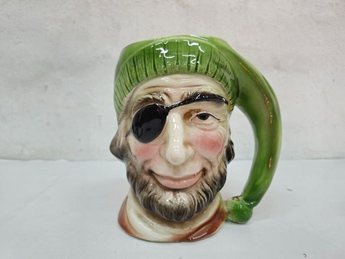 Vintage Ceramic Hand-Painted Toby Character Jug