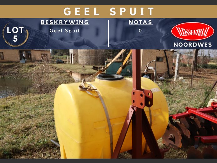 GEEL SPUIT