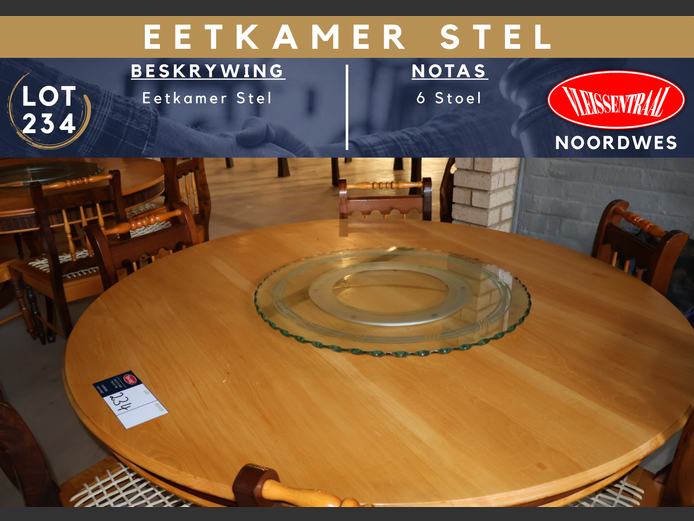 EETKAMER TAFEL