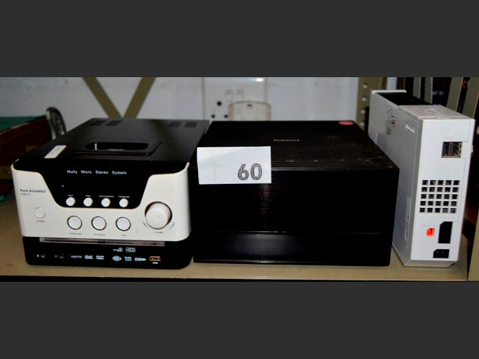 PURE ACOUSTIC & SAMSUNG MICRO HI-FI's [No speakers] & A Wii CONSOLE [Switch on, faulty]