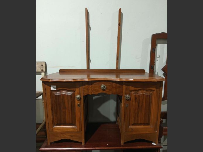 KIAAT 2-DOOR, SINGLE DRAWER DRESSING TABLE, 120 x 51 x 70cm [No mirrors]