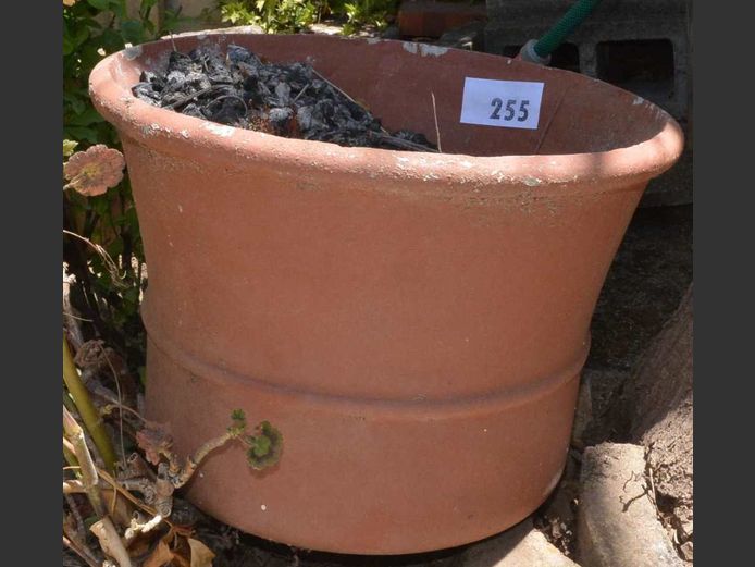 CIRCULAR CONCRETE PLANTER, 40cm Diameter x 30cm High