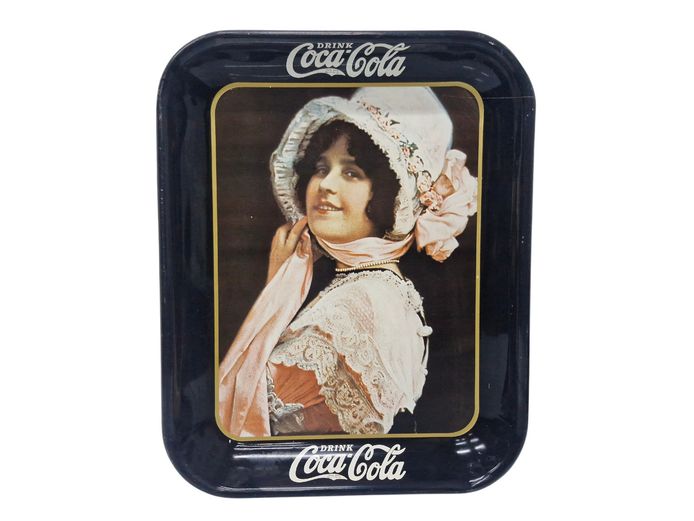 Vintage Coca-Cola "Betty" Metal Advertising Tray
