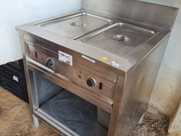 DOUBLE BOWL BAINMARIE - SINGLE PHASE / WORKING