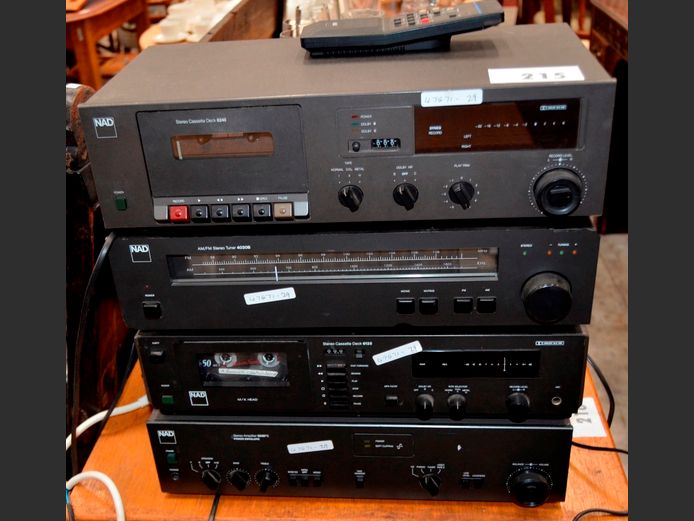 NAD STEREO, AMPLIFIER, TUNER & TAPE DECKS [Switch on, untested further]