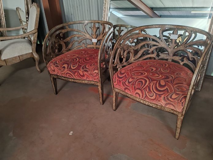 2 x Carved Chairs (STC)