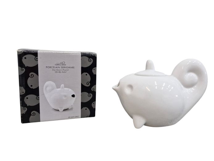 Carrol Boyes "Oh My Sole!" Porcelain Soy Sauce Pourer