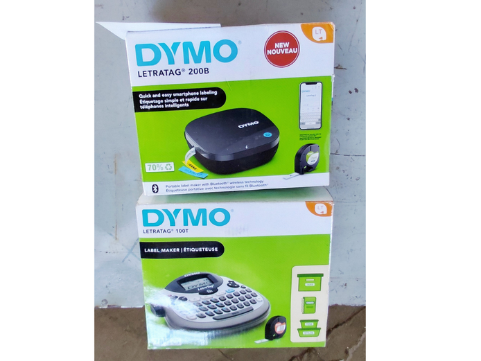 LOT OF 2 LABEL MAKERS