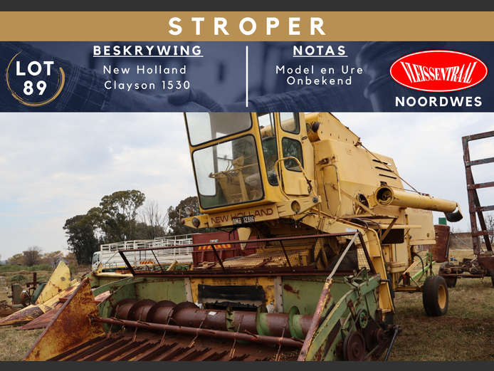 NEW HOLLAND CLAYSON 1530 STROPER