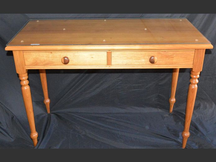 BLACKWOOD 2-DRAWER HALL TABLE, 110 x 50 x 77cm