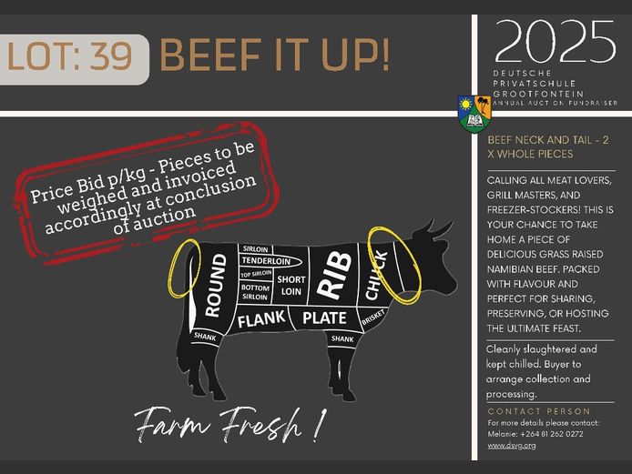 BEEF NECK AND TAIL - 2X WHOLE PIECES