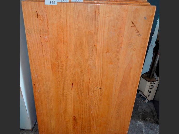 STAINED OAK TABLE TOP, 110 x 75cm