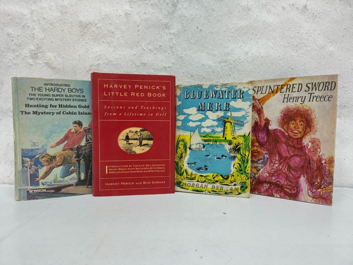 Collection of Vintage Hardcover Books Including Hardy Boys