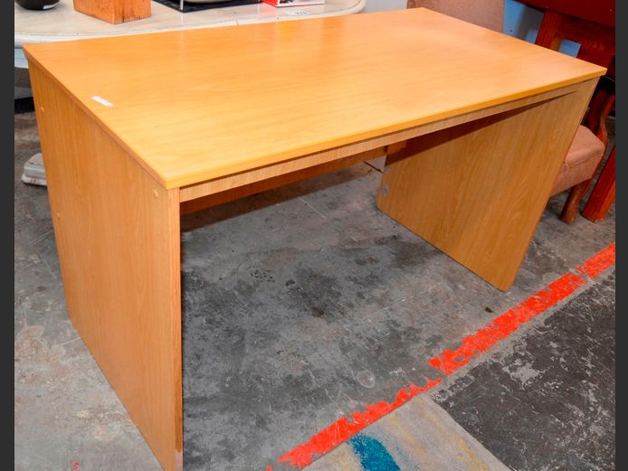 OAK FOIL DESK, 121 x 61 x 73cm