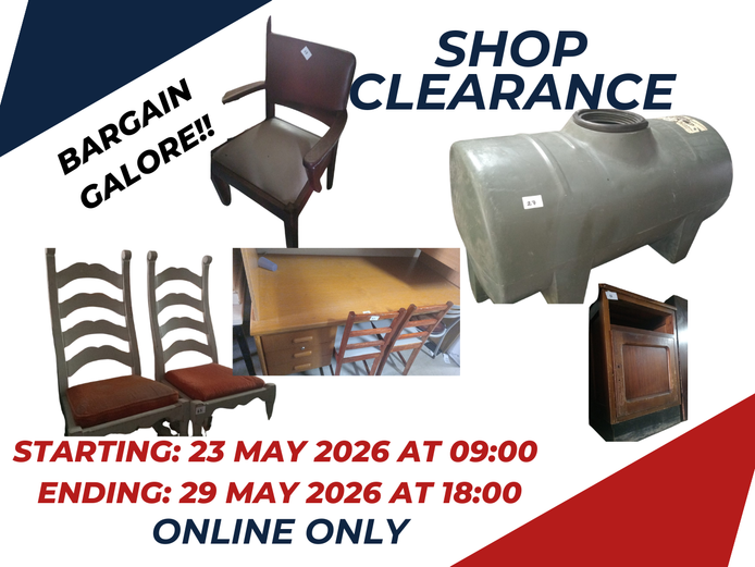 Shop clearance sale - everything going for a bargain!!