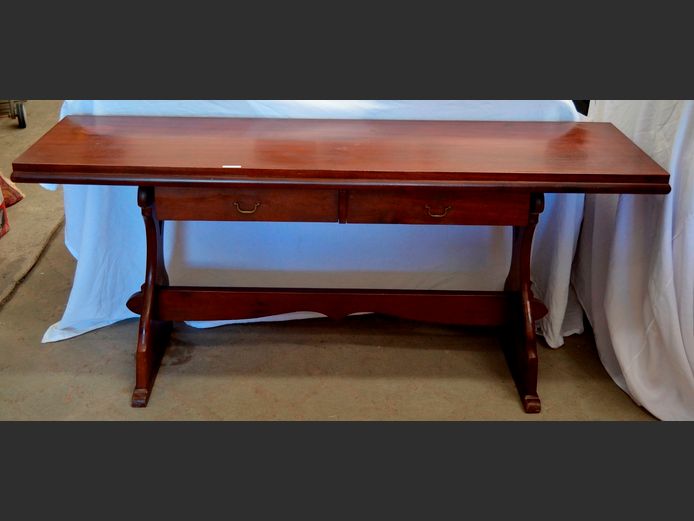 IMBUIA 2-DRAWER SERVER, 168 x 45 x 74cm