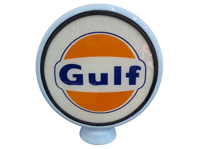 Vintage Style Gulf Fiberglass Light Sign