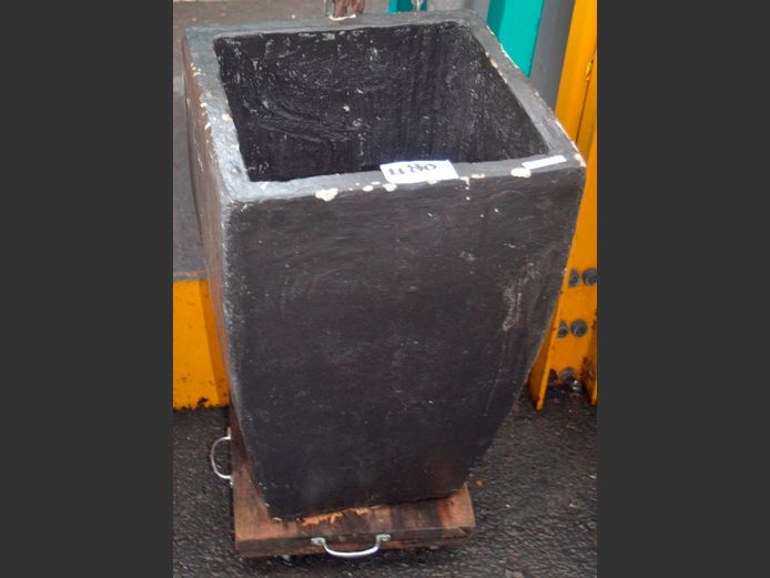 CONCRETE PLANTER, 37 x 37 x 55cm